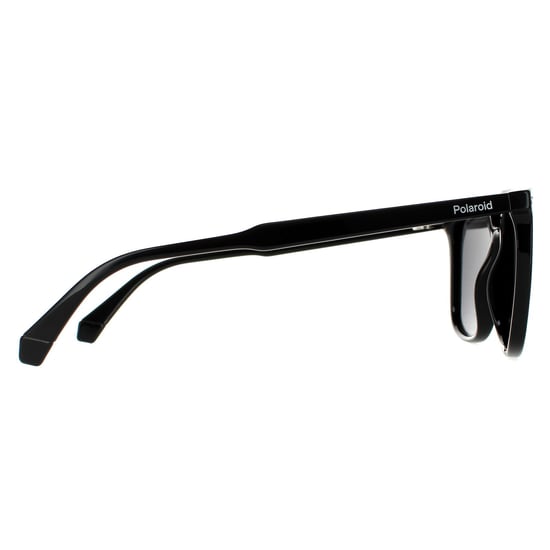 Polaroid Rectangle Mens Schwarz Grau Polarisierte Sonnenbrille - Image 4