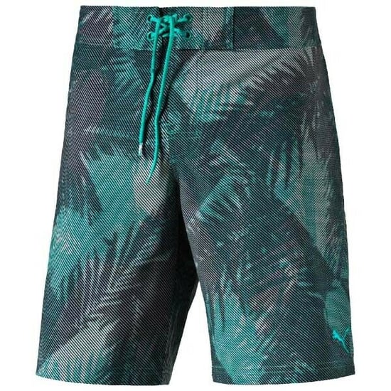 Puma Graphic Beach Shorts Mens Green Swimming Pants 513835 22