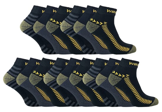 15 Paar Multipack Herren-Knöchelsocken | Low Cut Short Work Socks - 15 Paare - Image 1