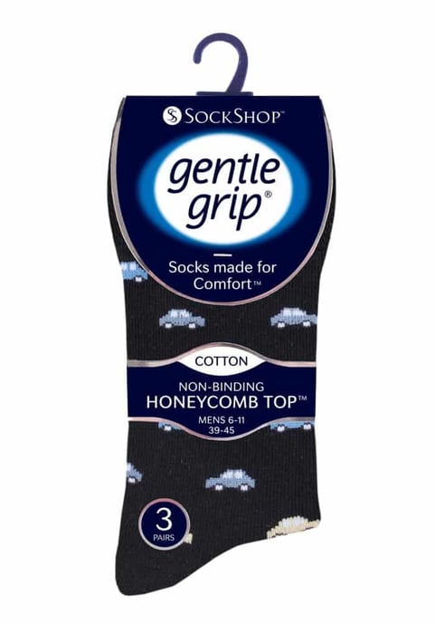 Gentle Grip - 6 Paar Herren Gentle Grip nicht elastische Socken - MGG547 - Image 2