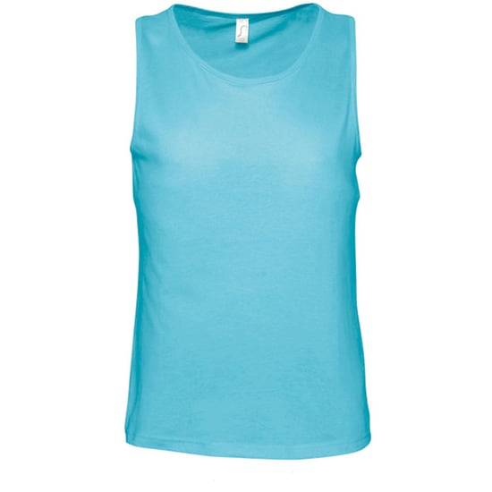 SOLS Herren Justin ärmelloses Tank / Vest Top (Blau Atoll) - Image 1