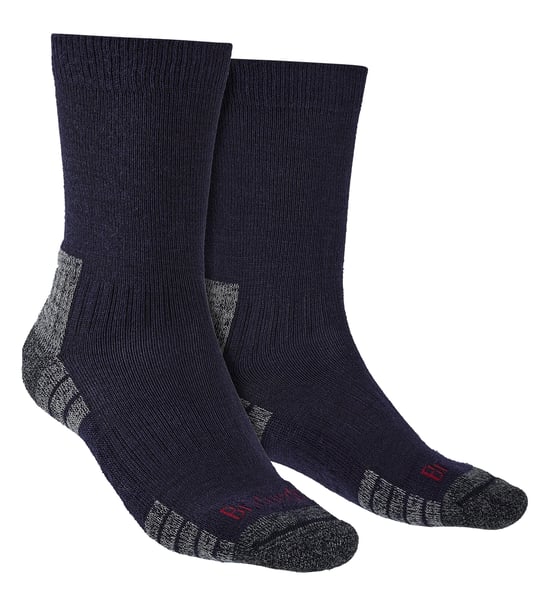 Bridgedale - Leichte Merino-Socken für Herren zum Wandern - Navy / Grau - Image 1
