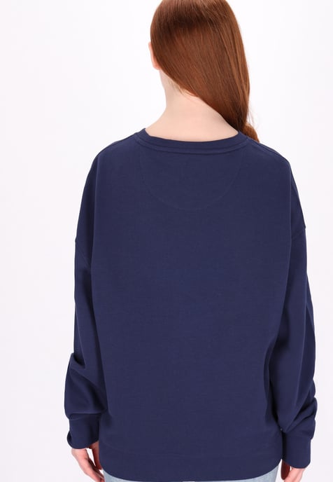 Dreimaster Sweatshirt Damen Marine - Image 4