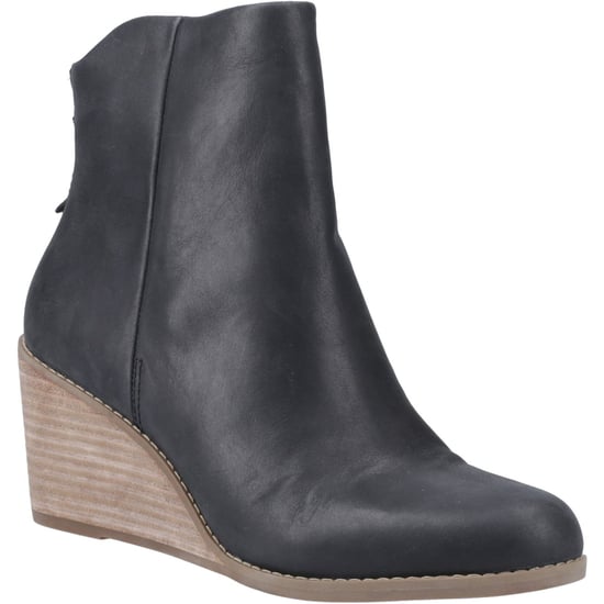 TOMS Casey Leder Damen Schwarz Stiefel - Image 1