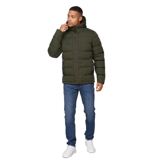 Crosshatch - "Kampnew" Jacke für Herren (Dunkel-Olive) - Image 4