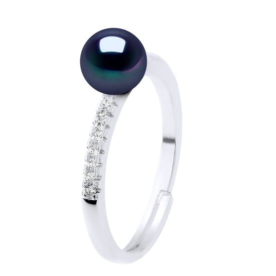 Ring Jewelry - Real Cultured Freshwater Pearl Round 7-8 mm