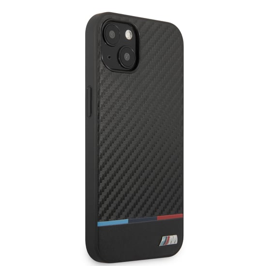 BMW iPhone 13 M Collection Carbon &  PU Leather Phone Case