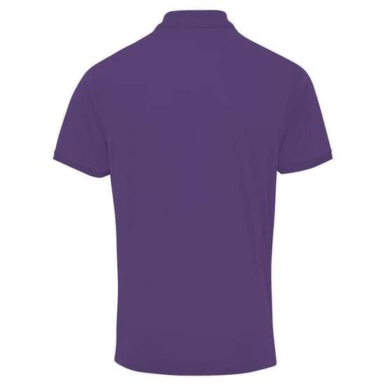 Premier Mens Coolchecker Pique Kurzarm-Polo T-Shirt (lila) - Image 2