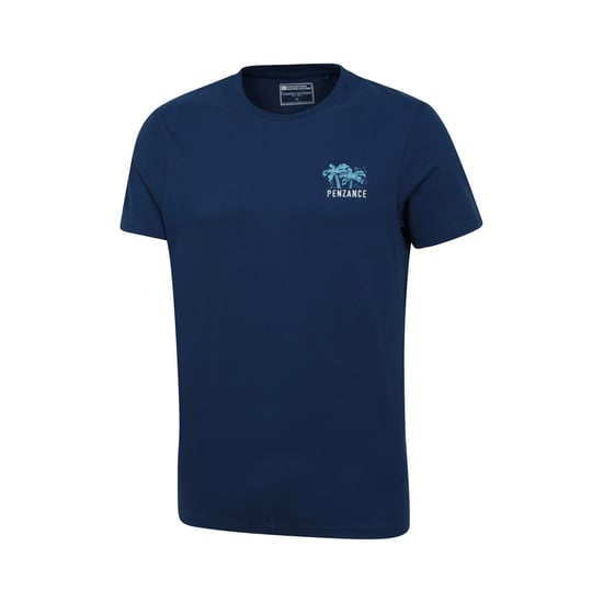 Mountain Warehouse Mens Penzance Printed Organic T-Shirt (Navy)