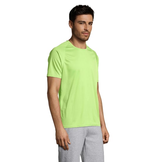 SOLS Mens Sporty Short Sleeve Performance T-Shirt (Apfelgrün) - Image 5