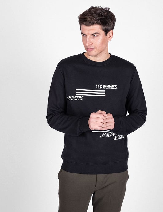 Les Hommes Sweatshirt Herren Schwarz - Image 3