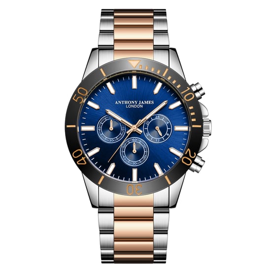 Hand Assembled Anthony James Limited Edition Chronometric  Two Tone Watch