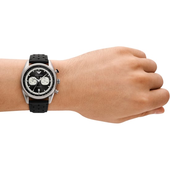 Emporio Armani Racer Schwarz Herren Armbanduhr AR11635 - Image 4