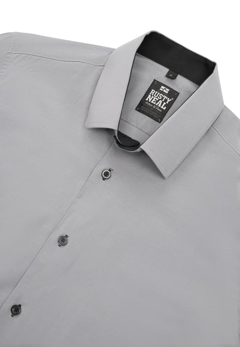 Rusty Neal Overhemd Slim Fit Grau - Image 3