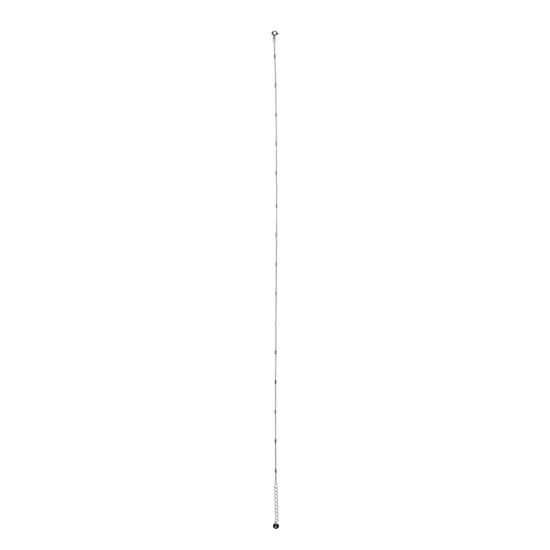 Luxenter Sterling Silver 925 rhodium plated necklace - Tartes