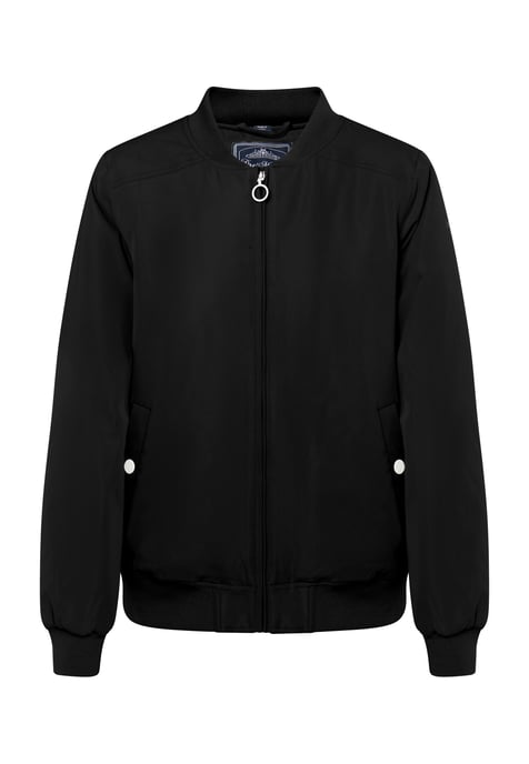 Dreimaster Wattierte Blousonjacke Damen schwarz - Image 1