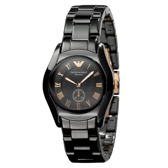 Emporio Armani Damenuhr Quartz Schwarz - Image 1