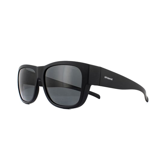 Polaroid Suncovers Square Unisex Black Grey Polarized Sunglasses