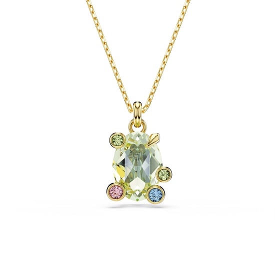 Swarovski 'Gema' Damen Halskette aus goldplattiertem Metall - Gold 5705816 - Image 1