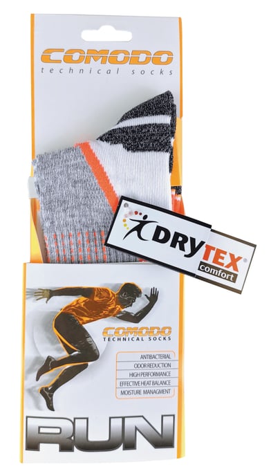 COMODO - Unisex Chaussettes Basses Running Argentees courtes Antibacteriennes - Saumon Blanc - Image 2