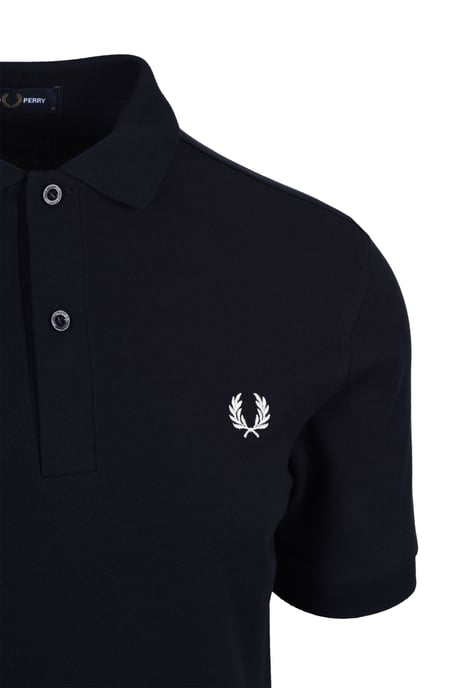 Fred Perry Einfaches Polo-Shirt Navy - Image 2