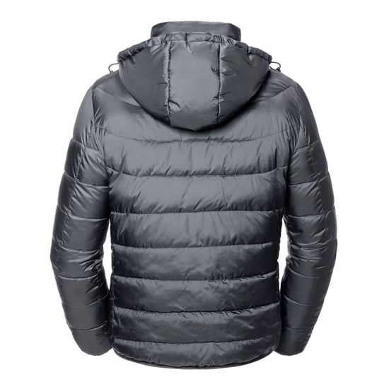 Russell Mens Nano Hooded Padded Jacket (Eisen Grau) - Image 2
