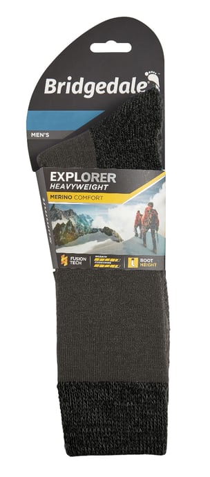 Bridgedale - Herren Socken aus schwerer Merinowolle - Anthrazit - Image 2