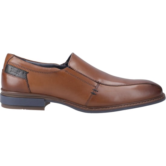 Pod Spear Leder Herren Cognac Slip-On Schuhe - Image 5