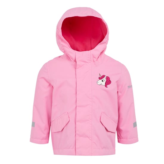 Regatta - "Luna The Unicorn" Jacke, wasserfest für Kinder (Süßes Rosa) - Image 1