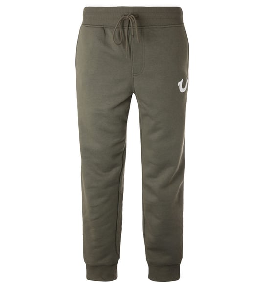 Men's True Religion Horseshoe Logo Joggers in olive
