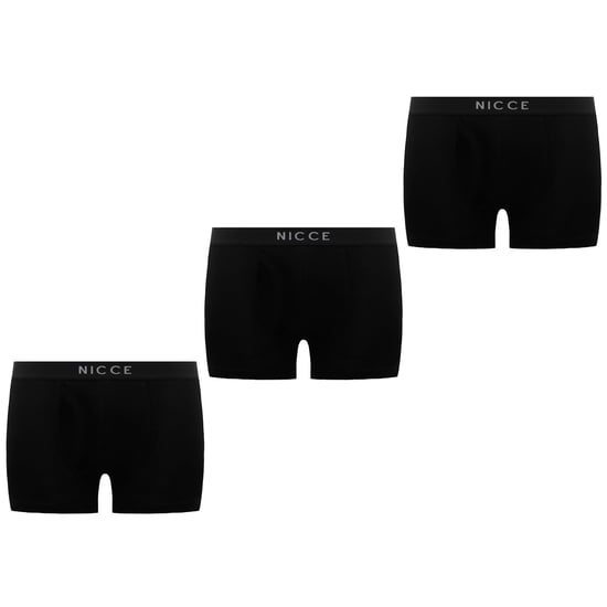 Nicce 3er-Pack Cubar Herren-Boxershorts in Schwarz - Image 1