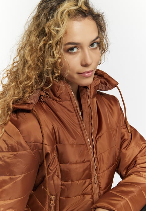 Mymo Leicht wattierte Jacke Damen hellbraun - Image 5