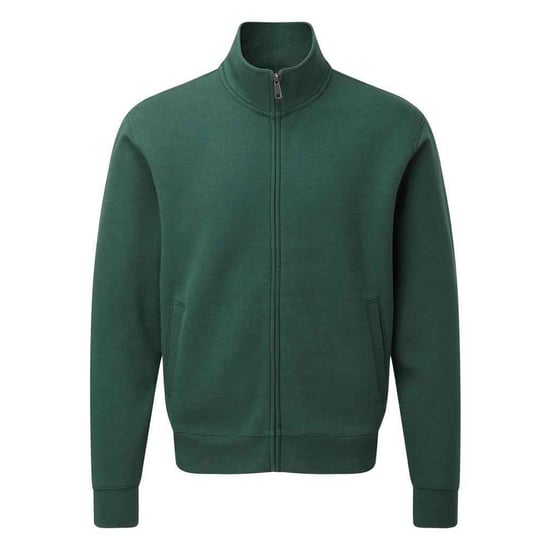 Russell - "Authentic" Sweatjacke für Herren (Flaschengrün) - Image 1