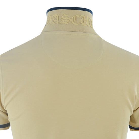 Aquascutum AQ 1851 Gesticktes Poloshirt in Beige - Image 3