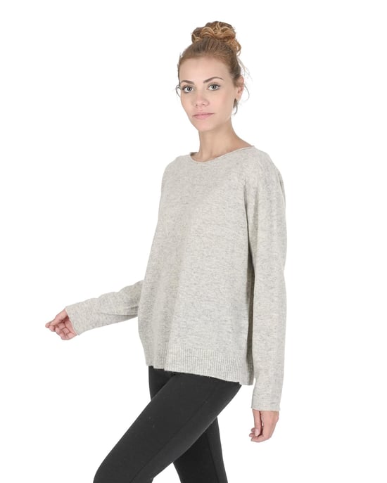 Oversize Boat Neck Cashmere Sweater