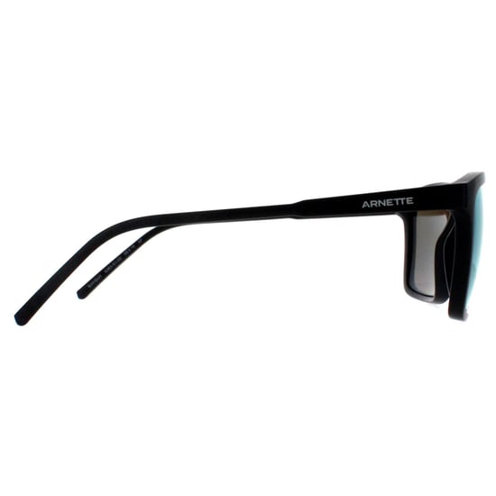 Arnette Rectangle Unisex Matte Schwarz Dunkel Grau Spiegel Wasser Polarisiert AN4283 Shyguy - Image 3