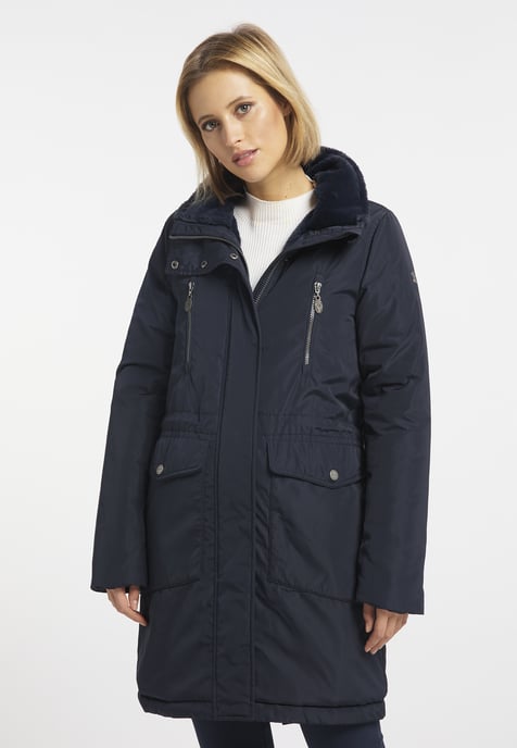 Dreimaster Winterjacke Damen Marine - Image 3
