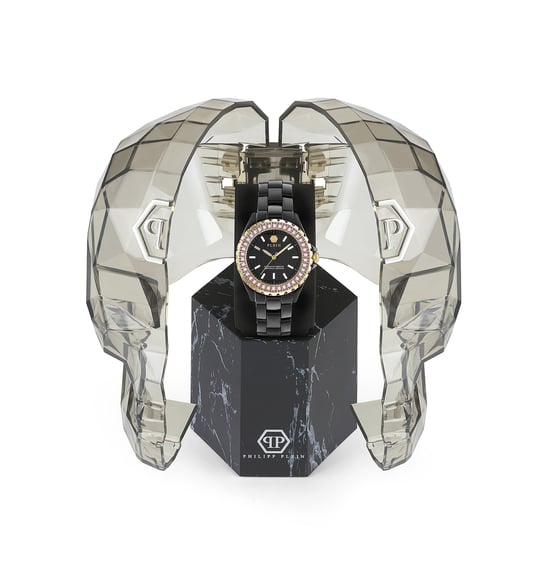 Philipp Plein Plein Heaven Damen Schwarze Uhr PWPPA0324 - Image 4