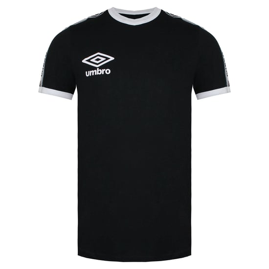 Umbro Ringer Herren T-Shirt, Schwarz/Weiß - Image 1