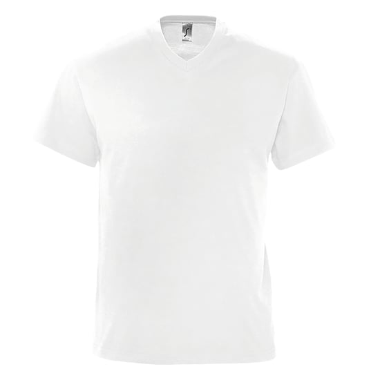 SOLS Herren Victory T-Shirt, V-Ausschnitt, Kurzarm (Weiß) - Image 1