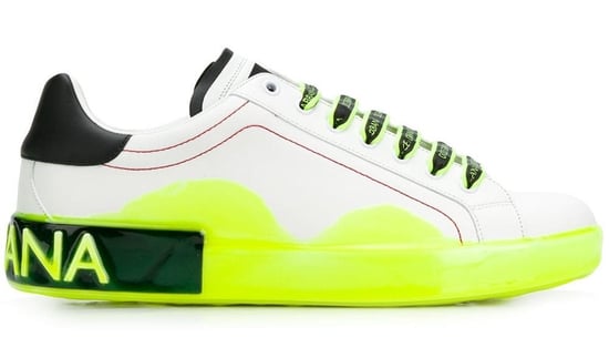 Dolce & Gabbana Men's White Calfskin Sneakers