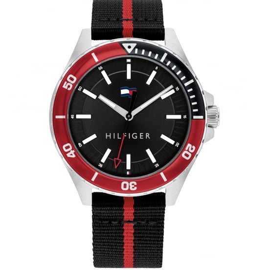 Tommy Hilfiger Logan Schwarz Herren Armbanduhr 1792010 - Image 1