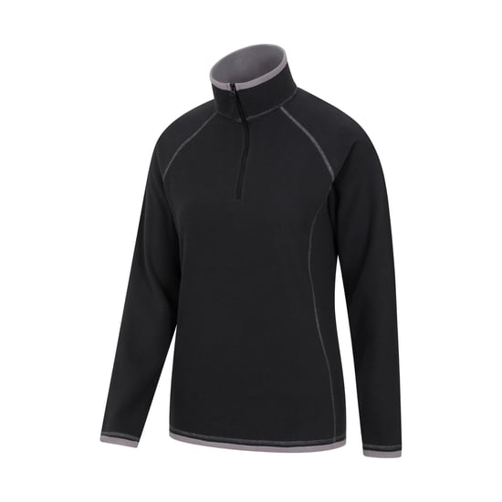 Mountain Warehouse Damen/Damen Montana Half Zip Fleece Top (Schwarz) - Image 4