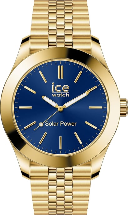 Ice Watch Ice Steel - Gold Blue Men's Gold Watch 023798