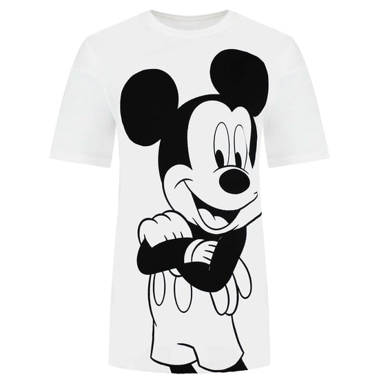 Disney Mickey Stance Damen-T-Shirt in Weiß - Image 1