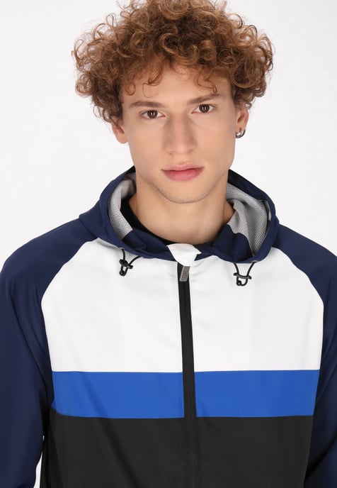 Mo Anorak Herren Marine-Farbblock - Image 5