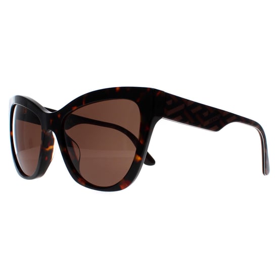 Versace Cat Eye Damen Havanna-Muster Dunkelbraun VE4417U - Image 2