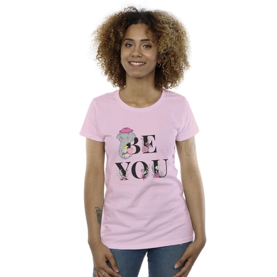 Disney Damen/Damen Dumbo Be You T-Shirt aus Baumwolle (Babyrosa) - Image 2