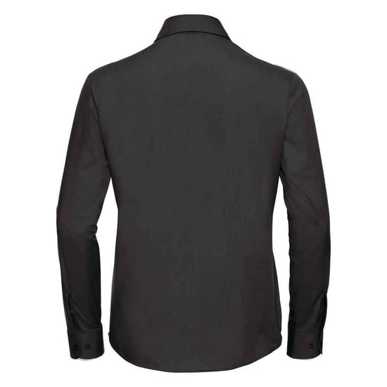 Russell Collection - Formelles Hemd Pflegeleicht für Damen Langärmlig (Schwarz) - Image 2