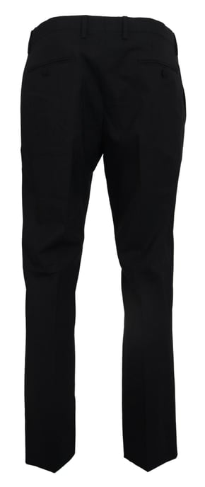 Dolce & Gabbana Graue Wollstretch-Anzughose für Herren im Slim Fit - Image 3
